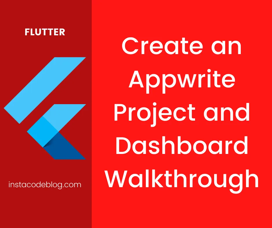 Create an Appwrite Project and Dashboard Walkthrough